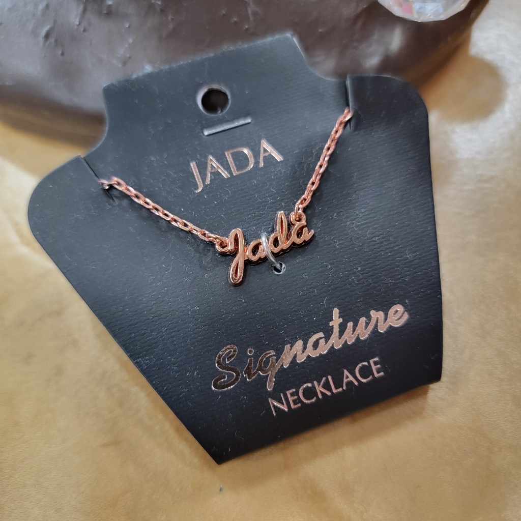 Jada Personalized Name Necklace In Rose Gold